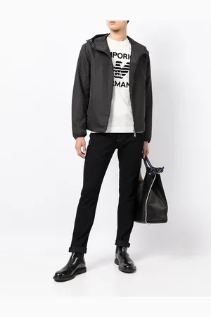 Emporio Armani Allover Logo Blouson Jacket