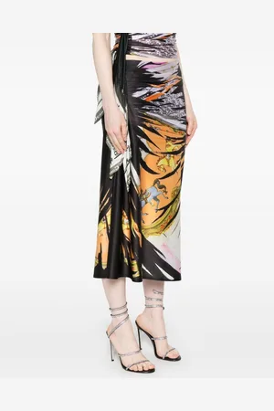 Diesel Printed Midi Skirt
