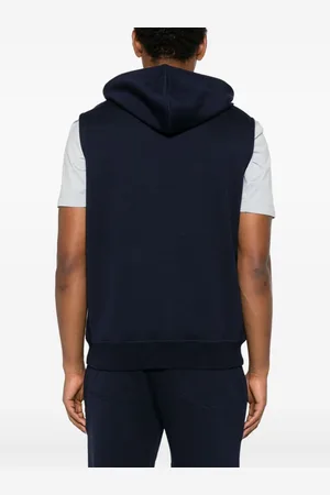 Brunello Cucinelli Cotton Blend Sleeveless Hooodie