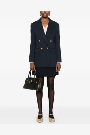 PAROSH Crew Cotton Blend Blazer Jacket