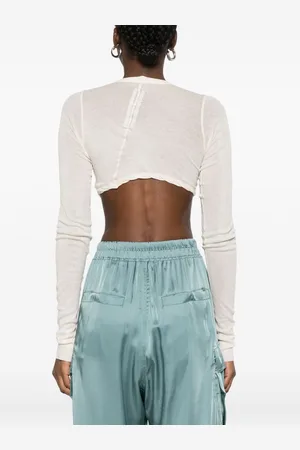 Rick Owens Cotton Cropped Top