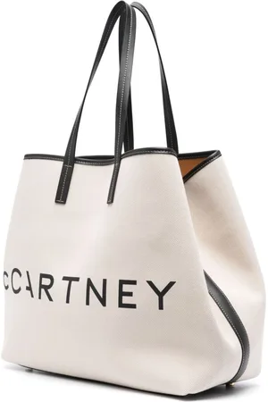 Stella McCartney Logo Canvas Tote Bag