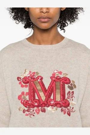 Max Mara Logo Wool And Cashmere Jumper
