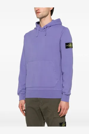 Stone Island Hooded Sweatshirt With Compass Appliqué