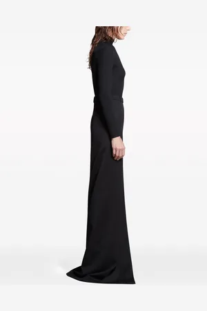 Balenciaga Wool Midi Skirt