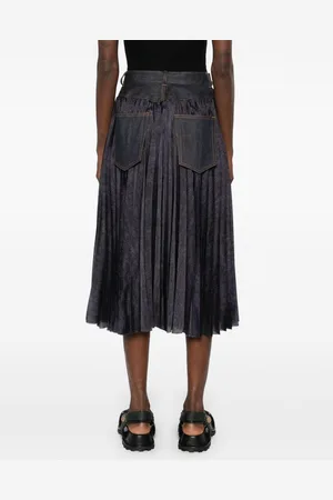 SACAI Denim Mix Skirt