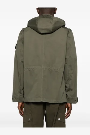 Stone Island Logo Cotton Field Jacket