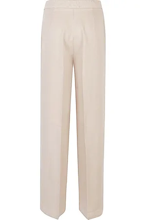 VIA MASINI 80 Linen Blend Trousers
