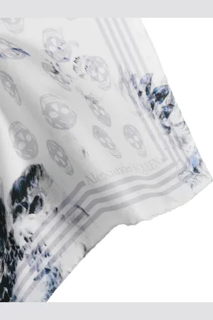 Alexander McQueen Printed Silk Scarf
