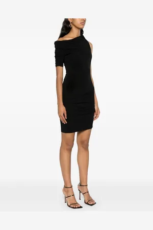 Jacquemus La Mini Rboe Drapeado Dress