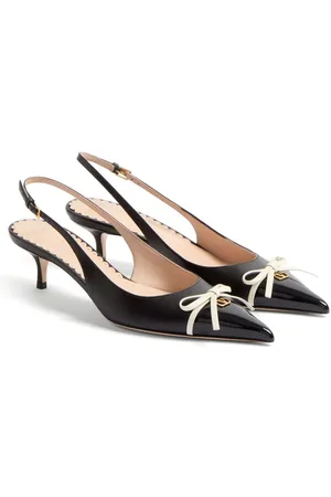 VALENTINO GARAVANI Leather Slingback Pumps