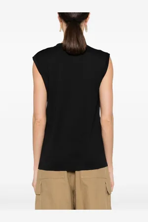 Balmain Logo Organic Cotton Tank Top