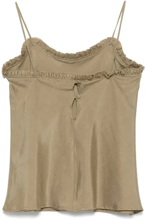 SEMICOUTURE Simona Cotton And Silk Top