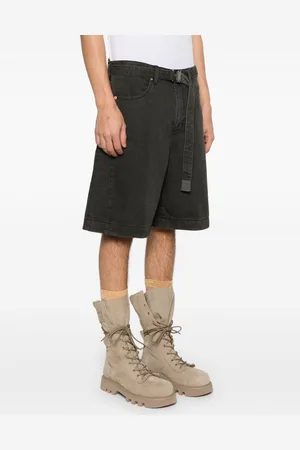 SACAI Belted Denim Shorts