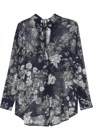 SEMICOUTURE Maddison Flower Print Shirt