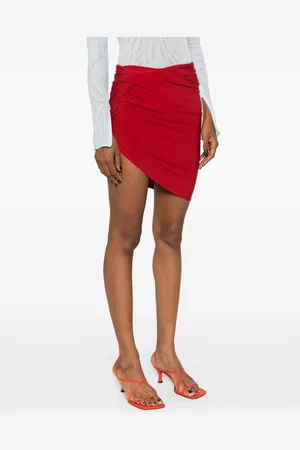 Jacquemus La Mini Jupe Drapeado Mini Skirt