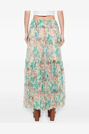 Chloé CHLOÈ- Printed Silk Skirt