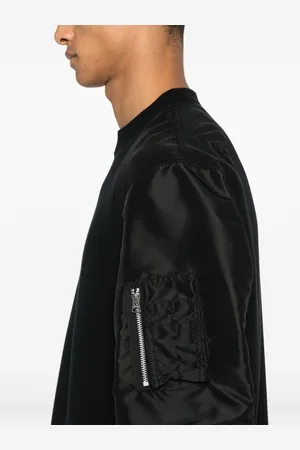 SACAI Nylon And Cotton Sweatshirt
