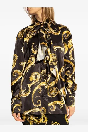 VERSACE Bow Satin Shirt