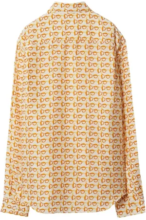 Burberry Printed Silk Shirt