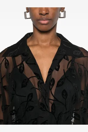 Norma Kamali Semi-sheer Mini Dress