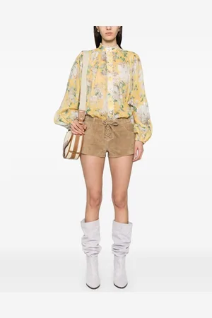 Isabel Marant Delma Leather Shorts