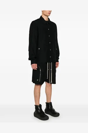 Rick Owens Snapfront Shirt Jacket