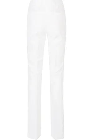 VIA MASINI 80 Flared Cotton Trousers