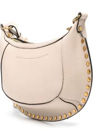 Isabel Marant Oskan Moon Leather Shoulder Bag