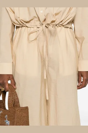Loewe Cotton Blend Cropped Trousers