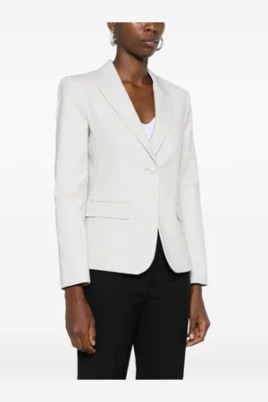 Emporio Armani Cotton Blend Single-breasted Blazer
