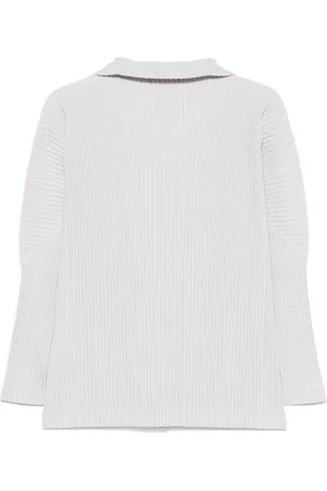Issey Miyake Pleated Zipped Shirt