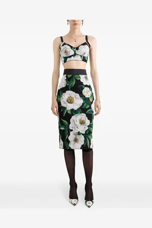 Dolce & Gabbana Printed Midi Skirt