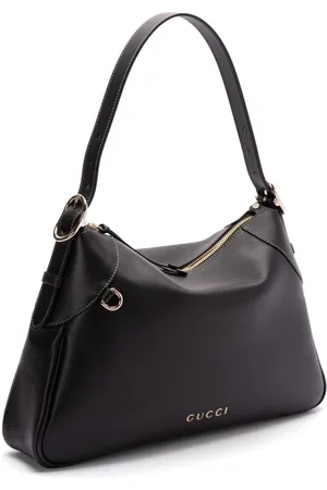 Gucci Gg Emblem Large Leather Shoulder Bag
