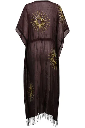 DRIES VAN NOTEN Cotton And Silk Embroidered Kaftan