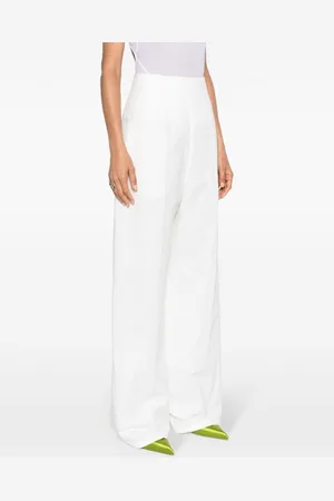 Sportmax Linen And Cotton Blend Trousers