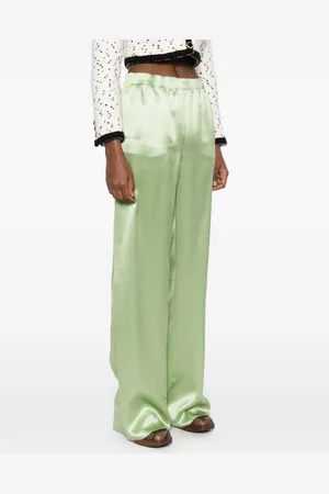 VALENTINO Silk Wide-leg Trousers
