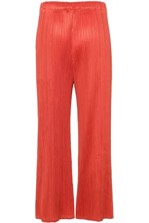 PLEATS PLEASE ISSEY MIYAKE Pleated Cropped Trousers