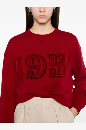 Max Mara Logo Wool And Cashmere Jumper