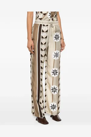 Loewe Printed Silk Pajama Trousers