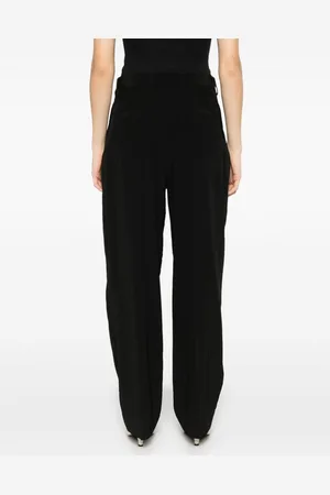 Totême Pleat Detail Straight Leg Trousers