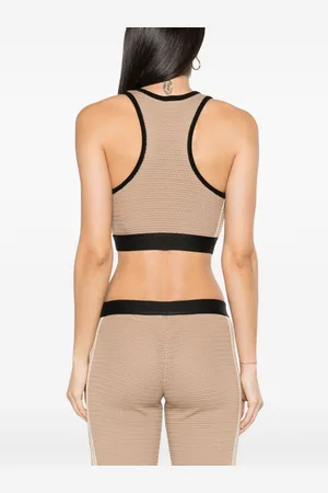 Palm Angels Knitted Cropped Top