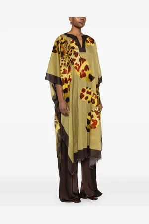 DRIES VAN NOTEN Printed Cotton Kaftan