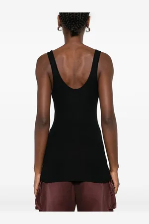Majestic Ribbed Viscose Tank Top
