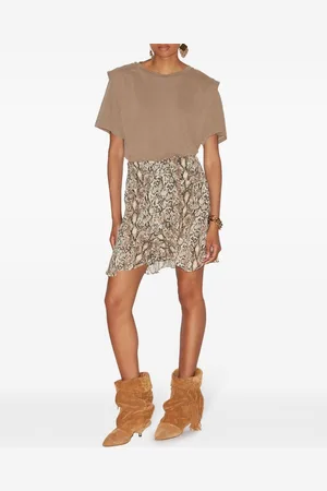 Isabel Marant Ozany Printed Mini Skirt