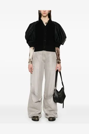SACAI Cotton And Nylon Cardigan