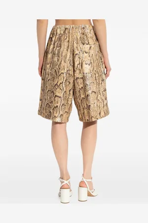 DRIES VAN NOTEN Printed Sequined Bermuda Shorts