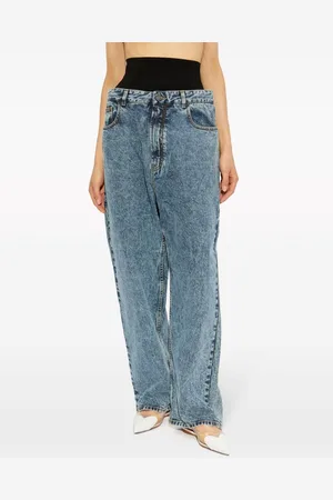 Alaïa Knitted Band Denim Jeans