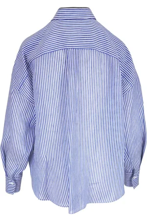 Brunello Cucinelli Striped Linen Shirt