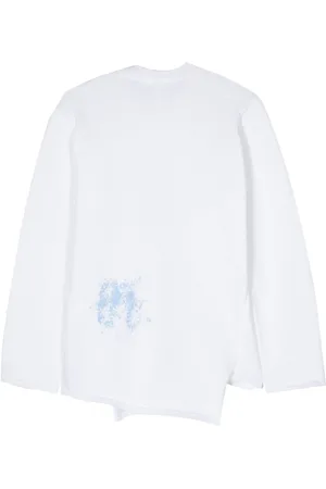 Comme des Garçons Printed Asymmetric Blouse